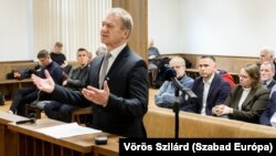 Varju László, a Demokratikus Koalíció országgyűlési képviselője a Fővárosi Ítélőtáblán 2024. február 22-én
