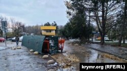 Последствия непогоды в Симферополе, архивное фото 