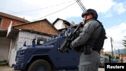 Илустрација, полиција во северот на Косово