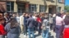 Предупредувачки протест на вработените во Фондот за здравствено осигурување, Скопје, 30 април 2024 година
