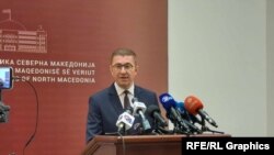 Христијан Мицкоски, претседател на ВМРО-ДПМНЕ.