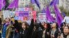 Протест в Бишкеке, приуроченный к Международному дню борьбы за права женщин, 8 марта 2024 г.