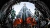 Ракетата-носител "Союз 2.1а" с космическия кораб "Союз МС-25" на стартовата площадка на космодрума Байконур