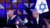 Американскиот претседател Џо Бајден и израелскиот претседател Бенјамин Нетанјаху, 18 октомври 2023 