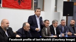 Изет Меџити, пратеник и потпретседател на ДУИ на средба со граѓани и поддржувачи во Студеничани, 7 јаунари 2023
