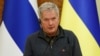 Predsednik Finske Sauli Niinisto tokom posete Ukrajini, januar 2023. 
