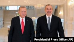 Ադրբեջան- Թուրքիայի և Ադրբեջանի նախագահները՝ Ռեջեփ Էրդողանը և Իլհամ Ալիևը, արխիվ