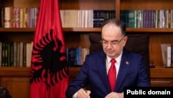 Албанскиот претседател Бајрам Бегај.