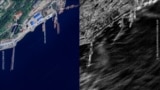 Satellite Photos Reveal Damage To Russian Submarine Base After Tsunami video grab 2
