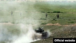 Nagorno-Karabakh - Karabakh Armenian forces hold military exercises.