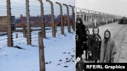 Канцлягер «Аўшвіц» на фатаздымках: тады і цяпер
