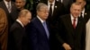 Лидеры России, Казахстана и Турции на саммите по сотрудничеству и мерам доверия в Азии. Душанбе, 15 июня 2019 г.