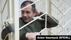 Володимир Балух на одному з засідань суду в анексованому Росією Криму, 1 грудня 2017 року