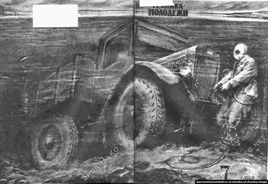 Seafloor-wheel drive: an underwater truck having some technical problems, surprisingly. 