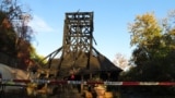 Biserica Arhanghelul Mihail, a doua zi după incendiul din 28 octombrie 2020
