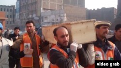 Tears And Coffins in Peshawar.