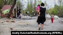 Табір ромів на Троєщині у Києві, квітень 2018 року 