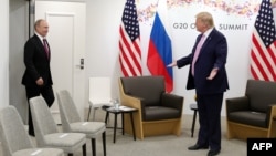 Владимир Путин и Дональд Трамп. Архивное фото 