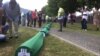 Prizor iz Memorijalnog centra Potočari - Srebrenica, dan pred komemoraciju i ukop 19 žrtava genocida u Srebrenici (10. juli 2021.)