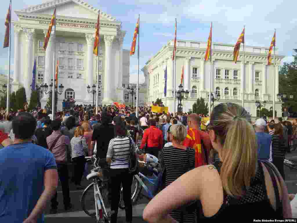 Macedonia - Protest against police brutality