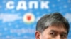 Almazbek Atambaev, leader of Kyrgyzstan's Social Democrats, in mid-December