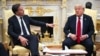 Встреча Дональда Трампа и генсека НАТО Марка Рютте в Белом доме, 14 июля 2025 года