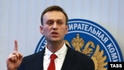 Російський політик Олексій Навальний у ЦВК, Москва, Росія, 25 грудня 2017 року
