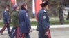 Сембердә Бердәмлек көнендә демонстрация башында казаклар бара. 4 ноябрь 2013. Мөнир Насыйров фотосы