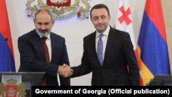 Никол Пашинян и Ираклий Гарибашвили