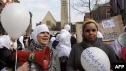 Protest muslimanski u Belgiji zbog prava na nošenje marame