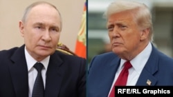Дональд Трамп и Владимир Путин (слева) могут встретиться в ближайшие дни