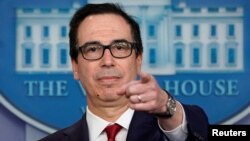 U.S. Treasury Secretary Steven Mnuchin 