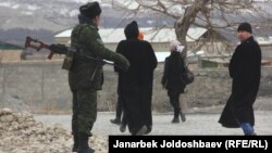 Приграничное село Ак-Сай в Баткенской области.