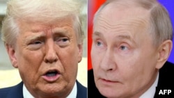 Donald Trump și Vladimir Putin.