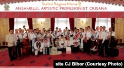 Afiș al Ansamblului folcloric profesionist Crișana din Oradea