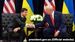  Volodimir Zelensky și Donald Trump, New York, 25 septembrie, 2019
