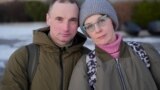 Журналіст Свабоды Андрэй Кузьнечык і ягоная жонка Алеся Рак