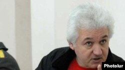 Armenia -- Sarkis Hatspanian, a French-Armenian opposition activist, on trial in March 2009.