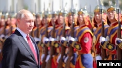 Vladimir Putin la Ulan Bator, 2 septembrie 2024.