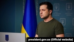 Украинскиот претседател Володимир Зеленски. 