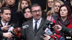 Претседателот на ВМРО-ДПМНЕ, Христијан Мицкоски