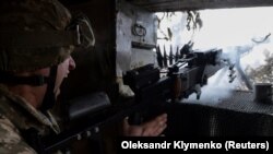 Український військовий біля Авдіївки, 14 грудня 2018 року