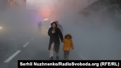 Fotogalerie| Kievul în flăcări după un atac rusesc extrem de puternic 