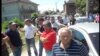 Протест за изградба на пат Кривогаштани-Воѓани.