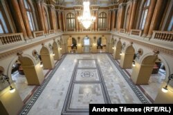 Interiorul Băncii Naționale a României din București.