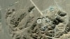 نمایی از مرکز اتمی «فردو» در نزدیکی قم که توسط رشته‌کوه‌ها احاطه شده است.