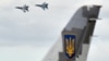 Євген Лисенко, Володимир Скляр і Геннадій Матуляк загинули у повітряних боях, захищаючи Україну. На фото: винищувачі МіГ-29 ВПС України, 3 серпня 2016 року
