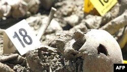 Masovna grobnica u selu Budak u blizini Srebrenice.