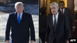 Дональд Трамп (ліворуч) вже не вперше звинувачує спецпрокурора Роберта Мюллера (праворуч) у «шкоді інтересам США»