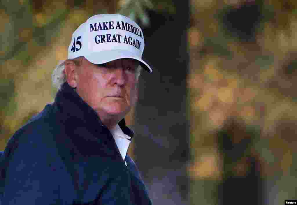 Donald Trump amerikai elnök visszatért a Fehér Házba, miután a sajtó Joe Bident, a demokrata jelöltet hirdették ki a választás győzteseként.